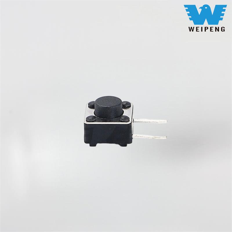 Dotykový spínač pro povrchovou montáž 6 x 6 mm se dvěma nožičkami