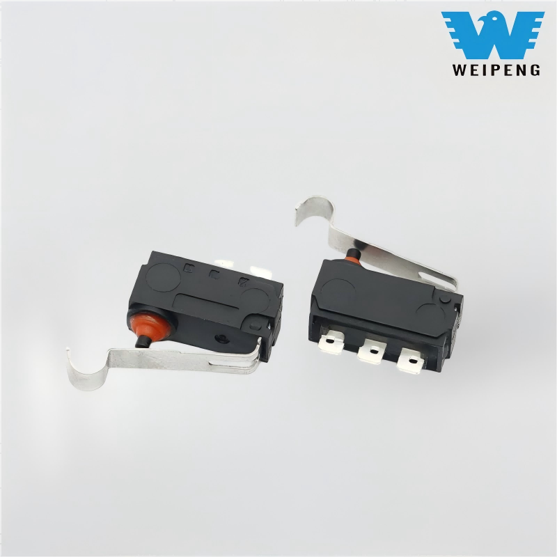 Vodotěsný mikrospínač s elektrickými sacími dvířky