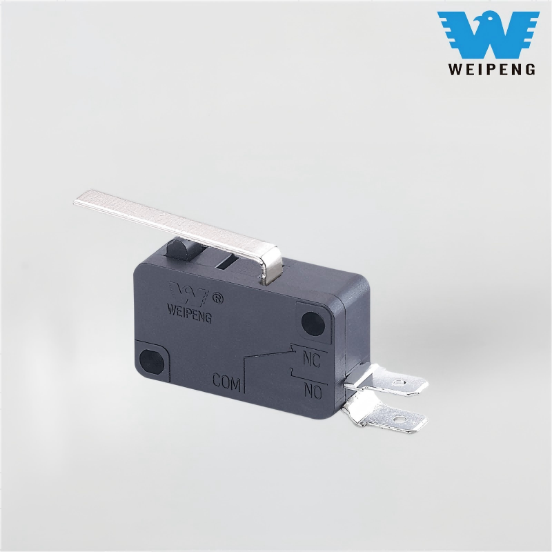 HK-14 boční dvounohý mikrospínač s přímou páčkou