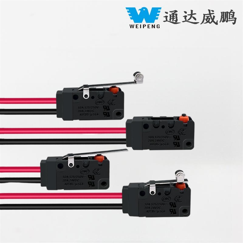 Vodotěsný mikrospínač IP67 s válečkovou rukojetí