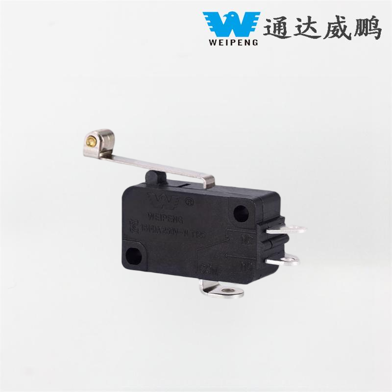 Pákový/nepákový spínač s omezením zdvihu