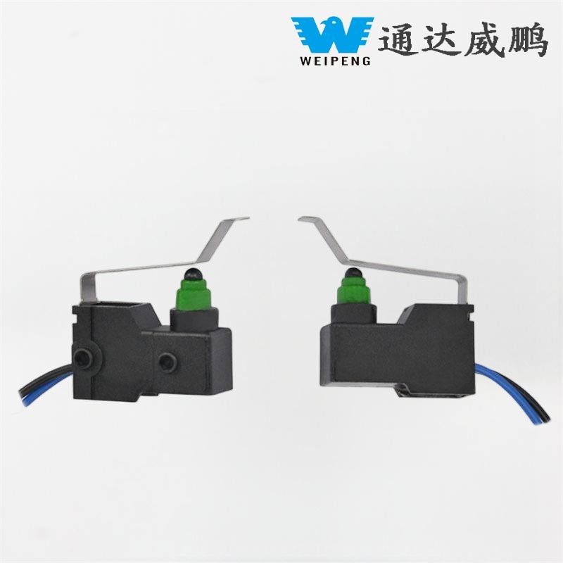 Mikrospínač bočního výstupu s polohovacím kolíkem