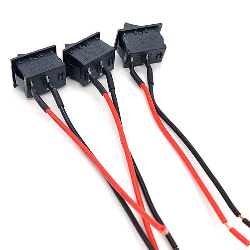 Kolébkový spínač pro malé spotřebiče 21*15mm