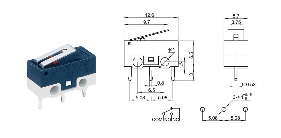 Smart Door Lock Spínač myši